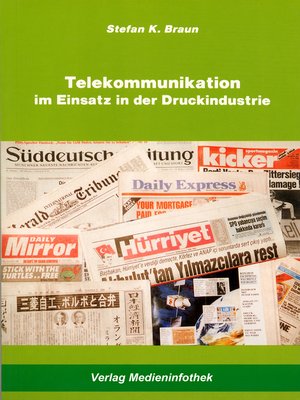 cover image of Telekommunikation im Einsatz in der Druckindustrie